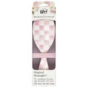 Wet Brush Original Detangler MacKenzie-Childs Pink Rosy Check New Limited Ed